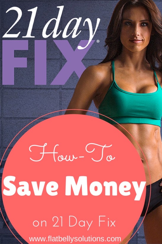 how to save money on 21 day fix