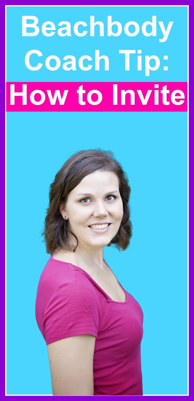 beachbody coach tip how to invite