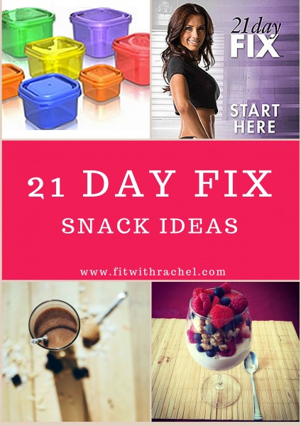 Easy 21 Day Fix Snack Ideas