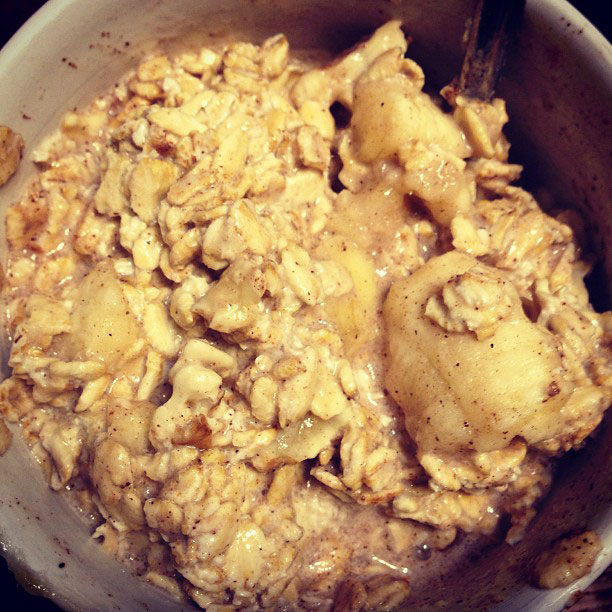 Banana Bread Overnight Oats