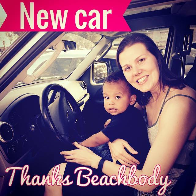 We got a new car, thanks Beachbody!