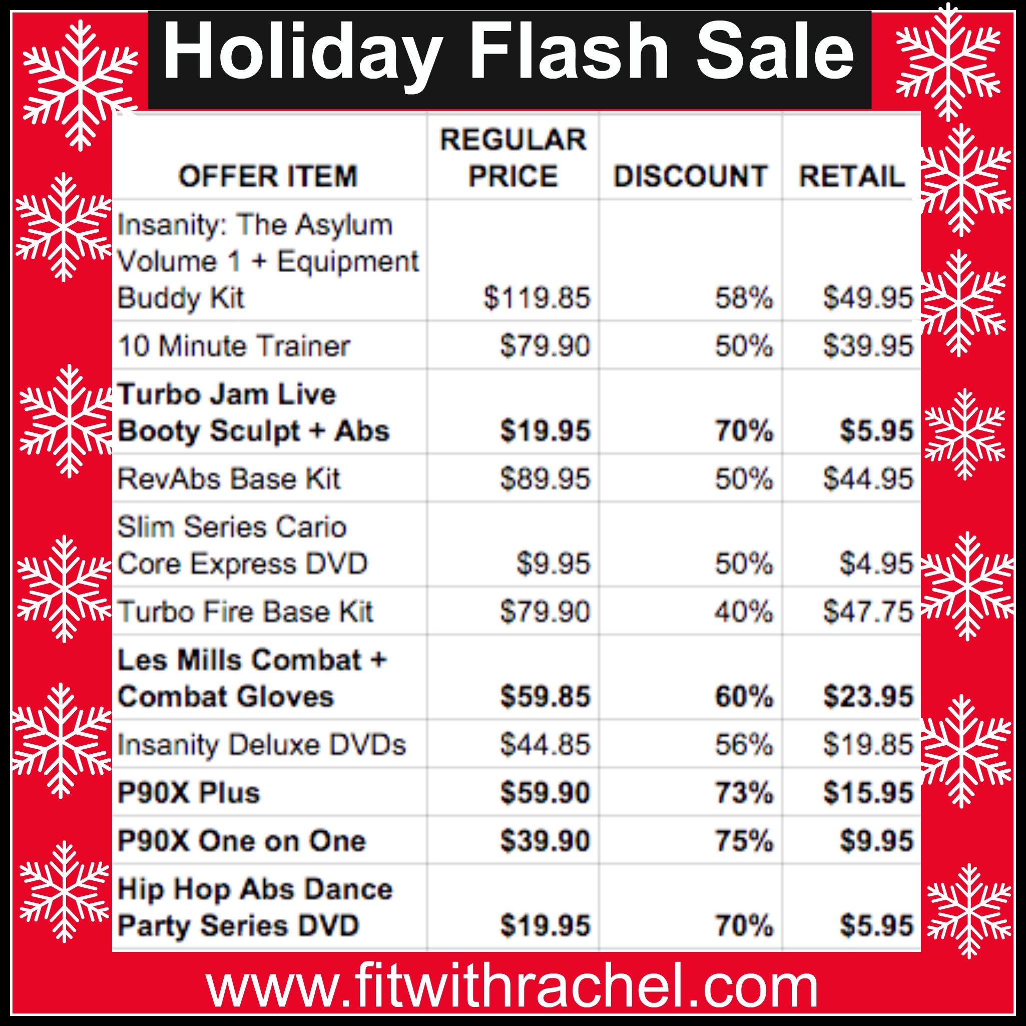 Holiday Flash Sale