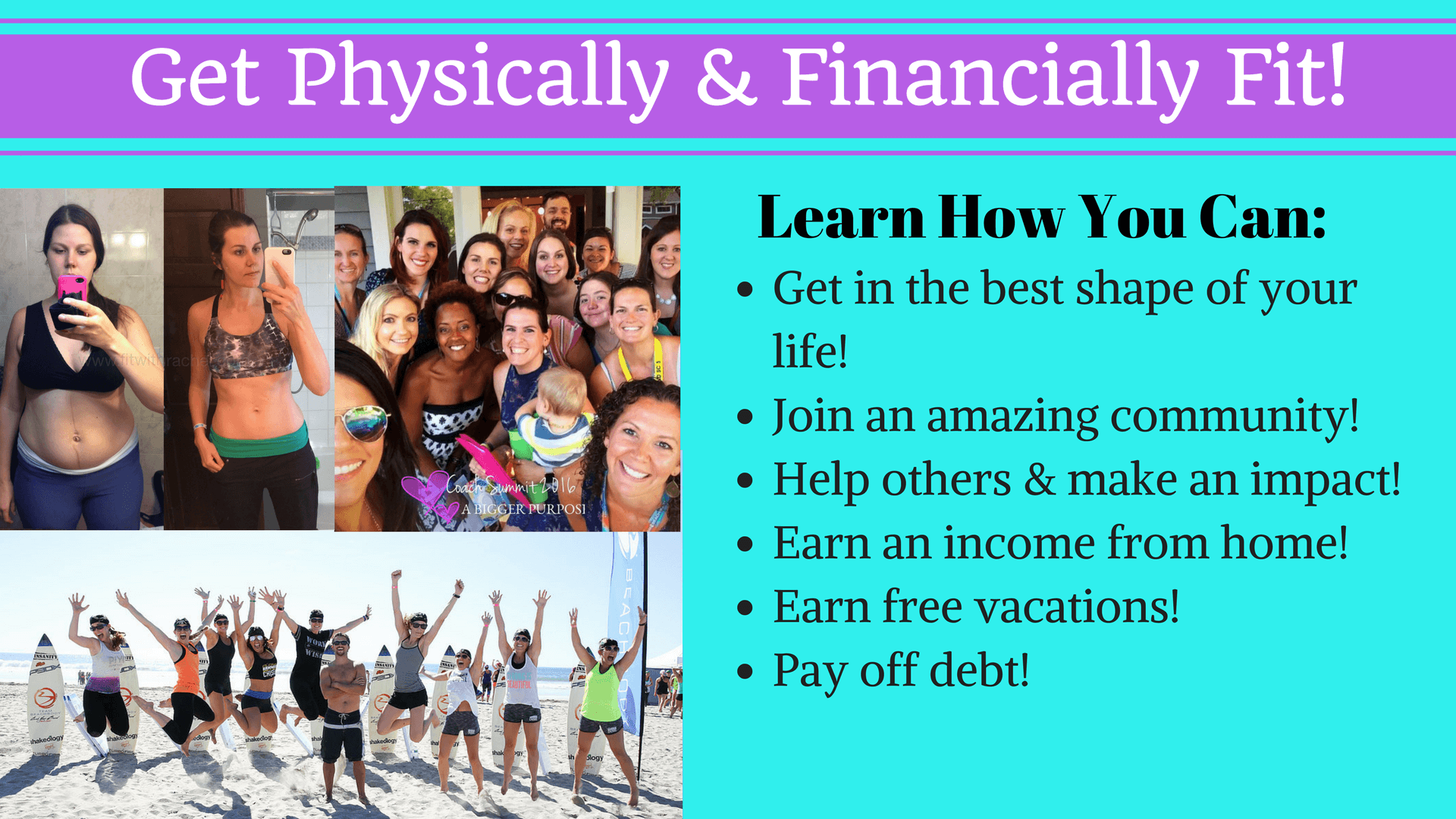 Get Physically and Financially Fit! Fit with Rachel
